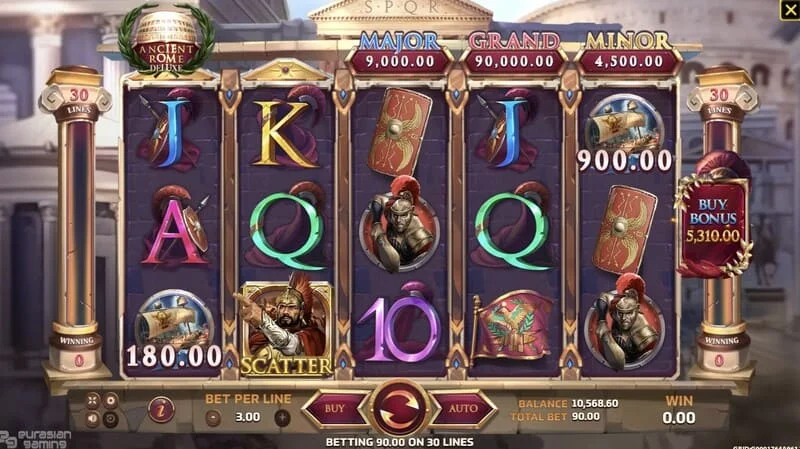 Ancient Rome Deluxe AI – bonusruutu lisäpalkinnoilla